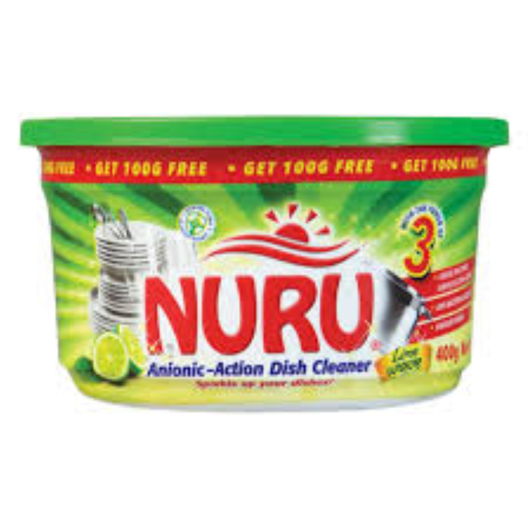 NURU DISHWASHING PASTE LIME 400G